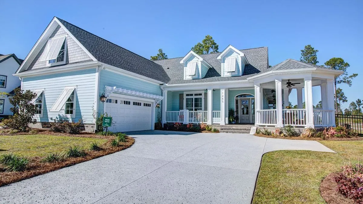How to Build a Custom Home in Coastal North Carolina When You Live Out of State 2 The Avalon floor plan built by Liberty Homes